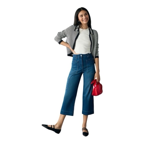 Anthropologie Maeve Collette Gardener Carpenter Jeans - Picture 2 of 7